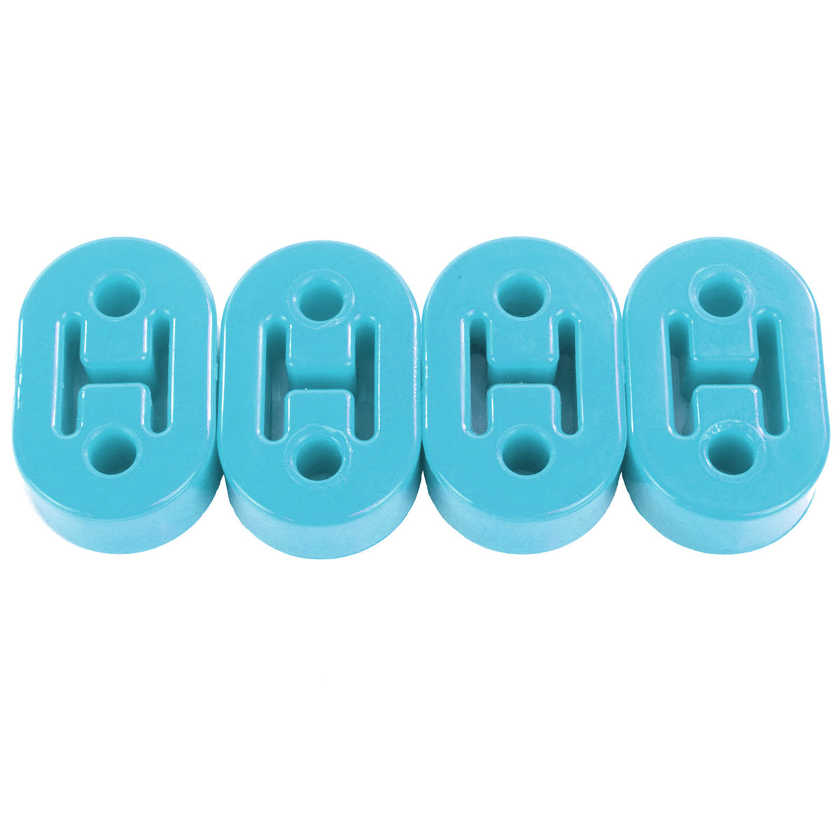 Exoracing Polyurethane Exhaust Hanger Mounts - Light Blue / 4 Pack