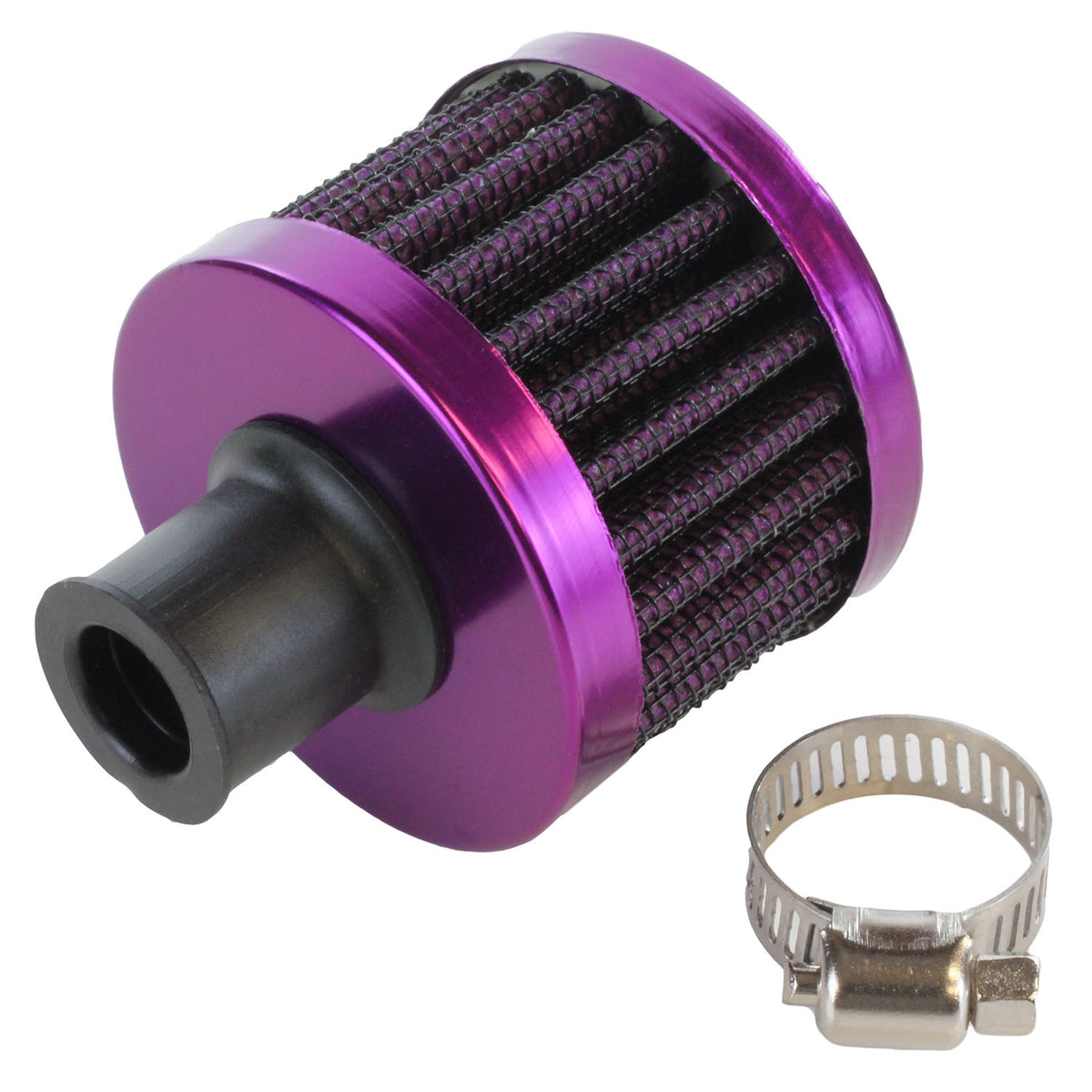 Exoracing V2 Crankcase Breather Filter 12mm - Purple