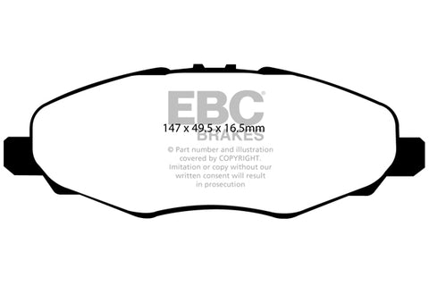 EBC Ultimax OE Replacement Brake Pad Set (DP1924) Image 3