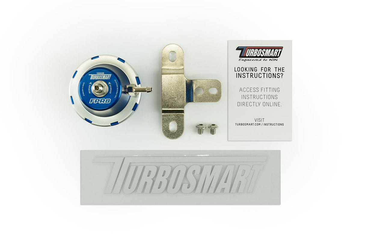 Turbosmart Turbosmart FPR8 - Fuel Pressure Regulator - Blue – Image 4