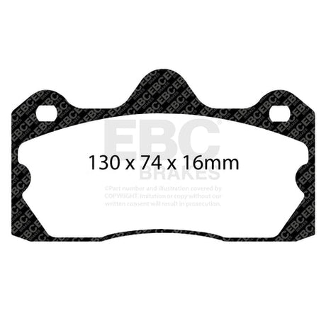 EBC Bluestuff NDX Trackday Brake Pad Set (DP5060NDX) Image 2