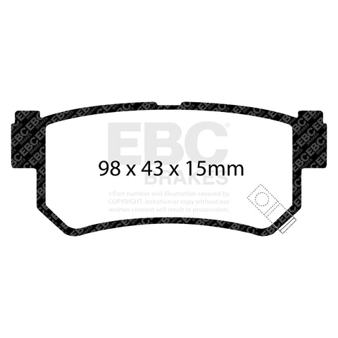 EBC Brakes Pad and Disc Kit (PDKR814) Image 1