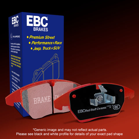 EBC Redstuff 3000 Series Sport Brake Pad Set (DP31909C) Image 3