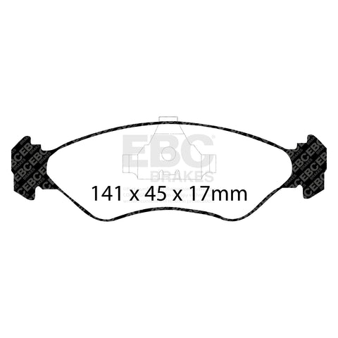 EBC Brakes Pad and Disc Kit (PDKF722) Image 2