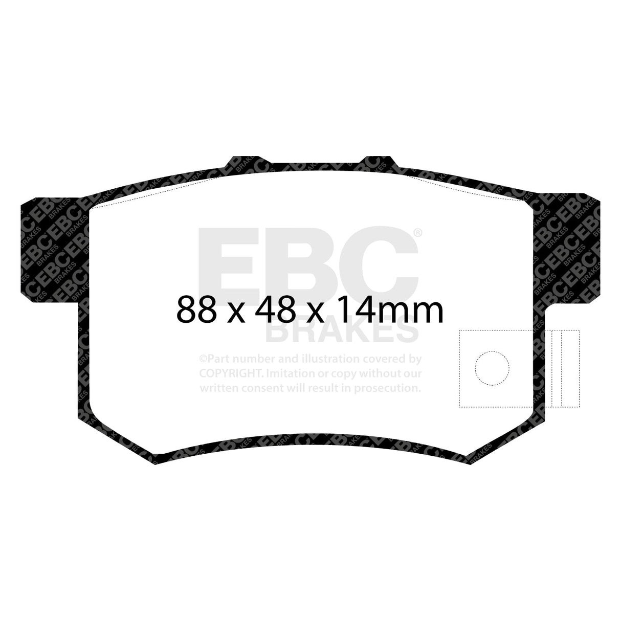 EBC Brakes Pad and Disc Kit (PDKR373) Image 1