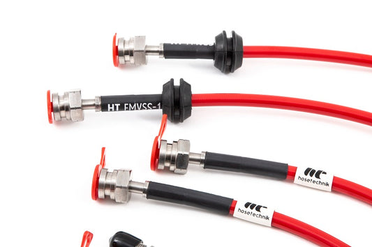 HoseTechnik Braided Brake Lines for Alfa Romeo MiTo 170hp MultiAir Quadrifoglio Verde Cloverleaf (ALF-6-144) - photo 2