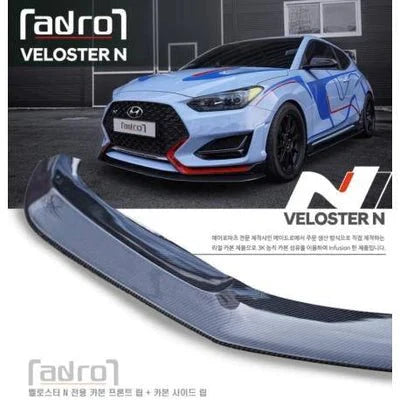 Hyundai Veloster N & Turbo Carbon Fibre Front Splitter V1 by Adro (2018+) - | Front Lips & Splitters | FD Racing