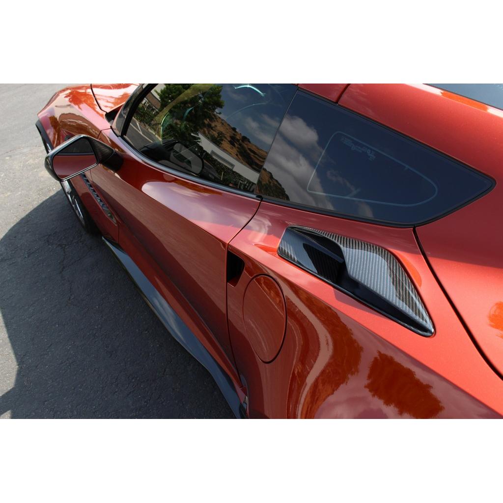 APR Carbon Fibre Quarter Panel Intake Vents for Chevrolet Corvette C7 2015-2019 - image 4