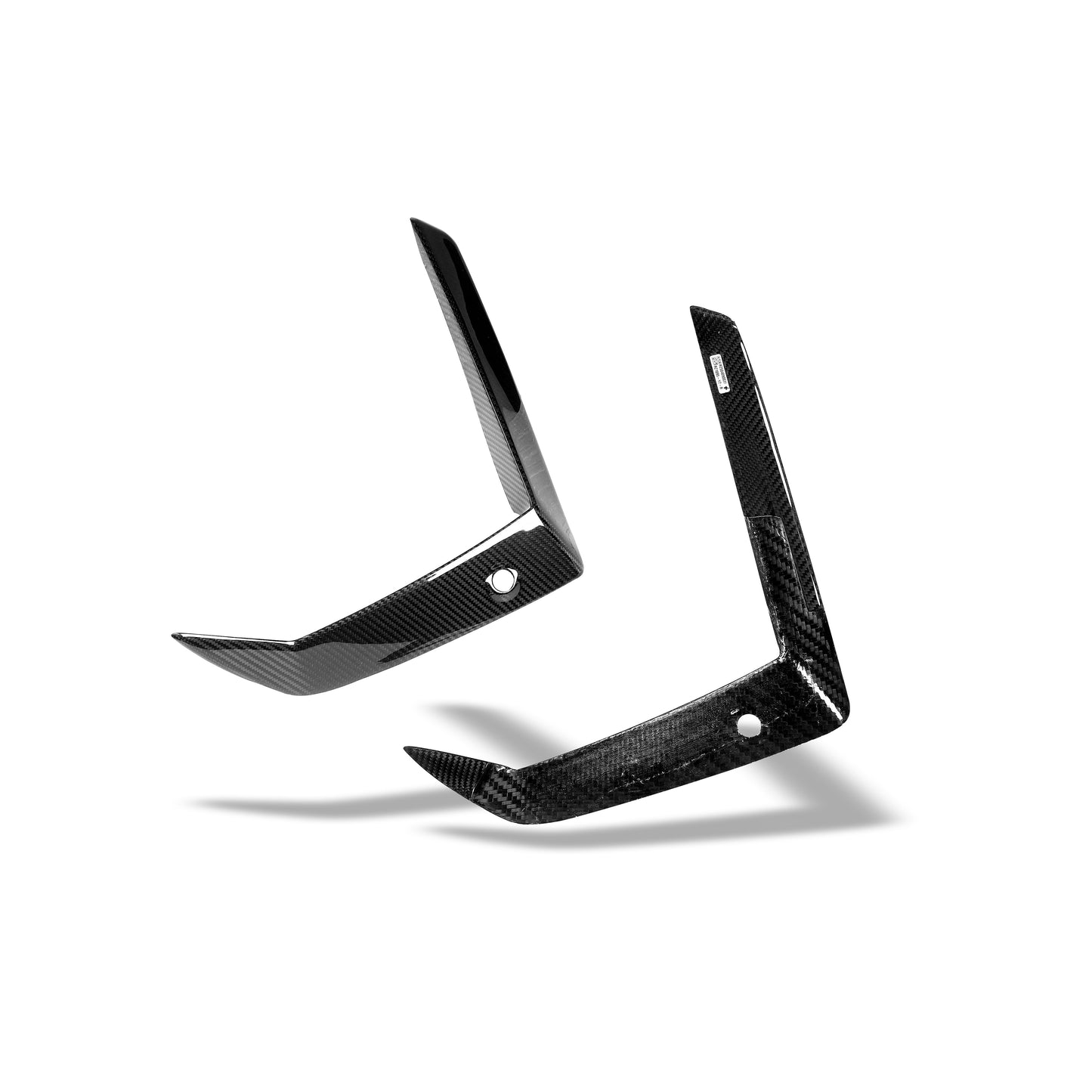 Revozport BMW X5M F95 PRE LCI Carbon Fiber Front Bumper Canards