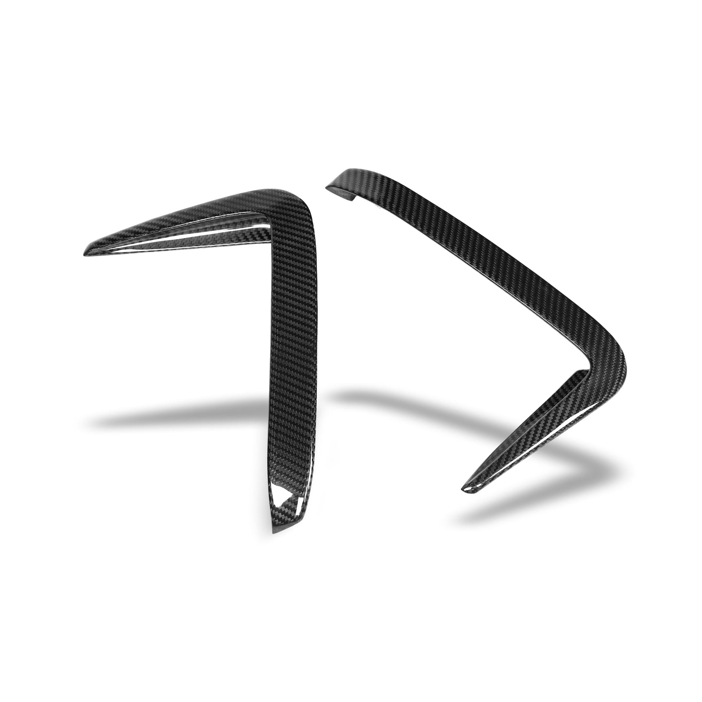 Revozport BMW M8 F91 F92 F93 Carbon Fiber Rear Bumper Canards