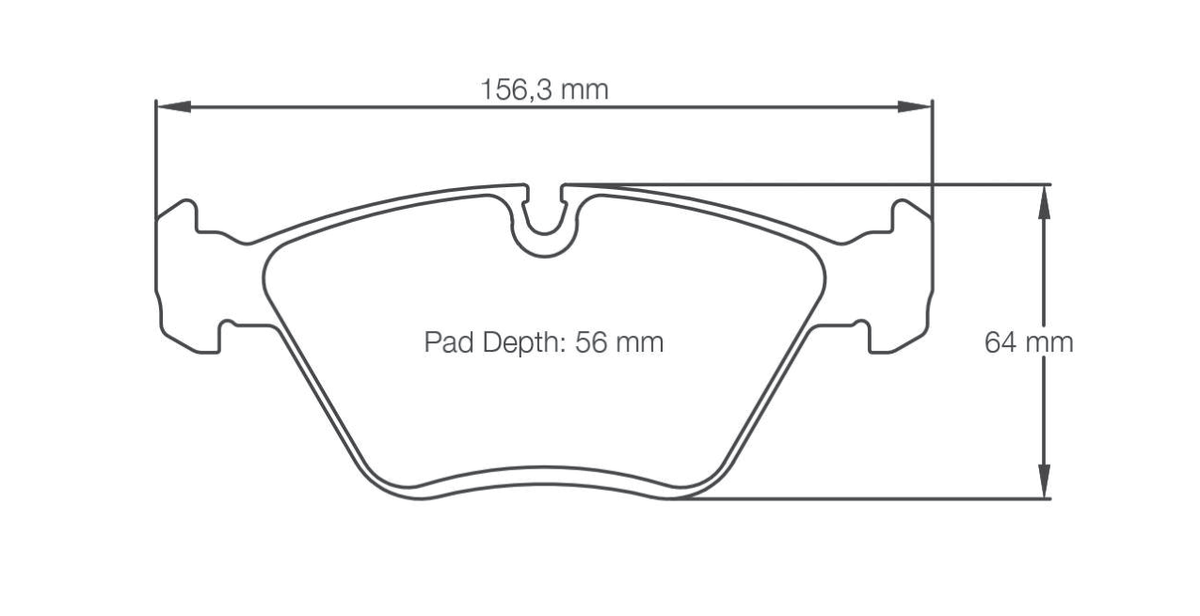 Pagid Racing Brake Pads 1295 - Front - BMW M3 E36 / E46, 330i, Z3 M, Z4 M Coupe