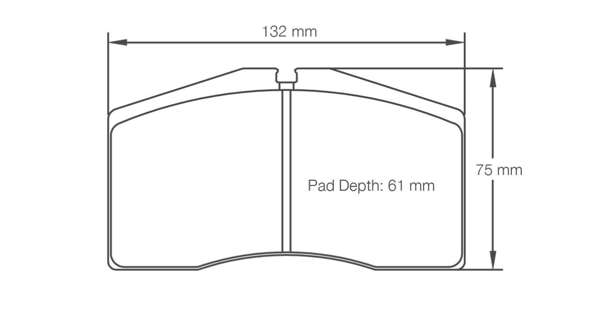 Pagid Racing Brake Pads 1842 - Porsche 993 Turbo / RS / 4S, 964 Turbo, 928 GTS, Audi S8 Front, 959 Front / Rear