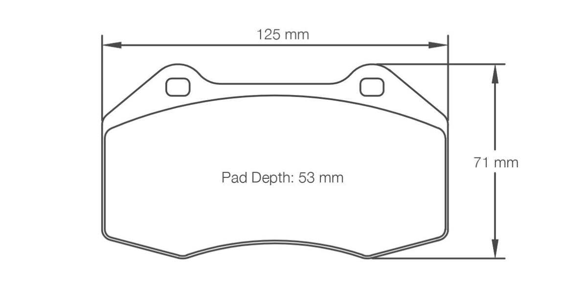 Pagid Racing Brake Pads 8023 - Front - Alfa 4C, Alpine A110, Abarth 500 / 124, MX-5 ND, Clio / Megane RS