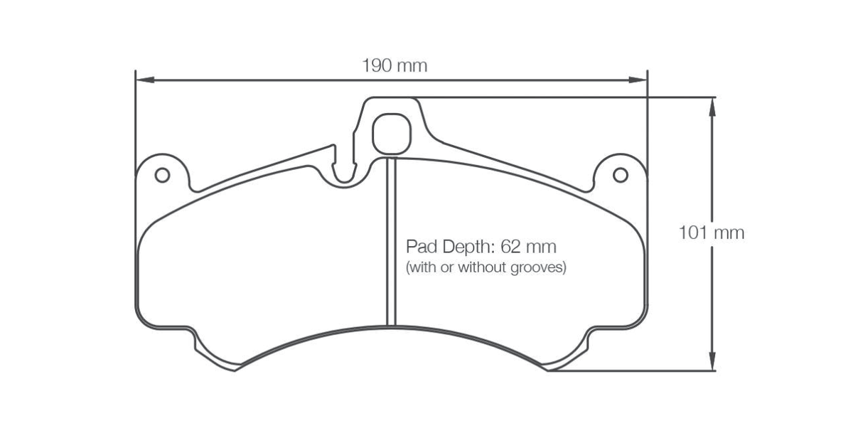 Pagid Racing Brake Pads 8003 - Porsche 997 GT3 Cup, 997 GT3 Rally Front (Race Cars)