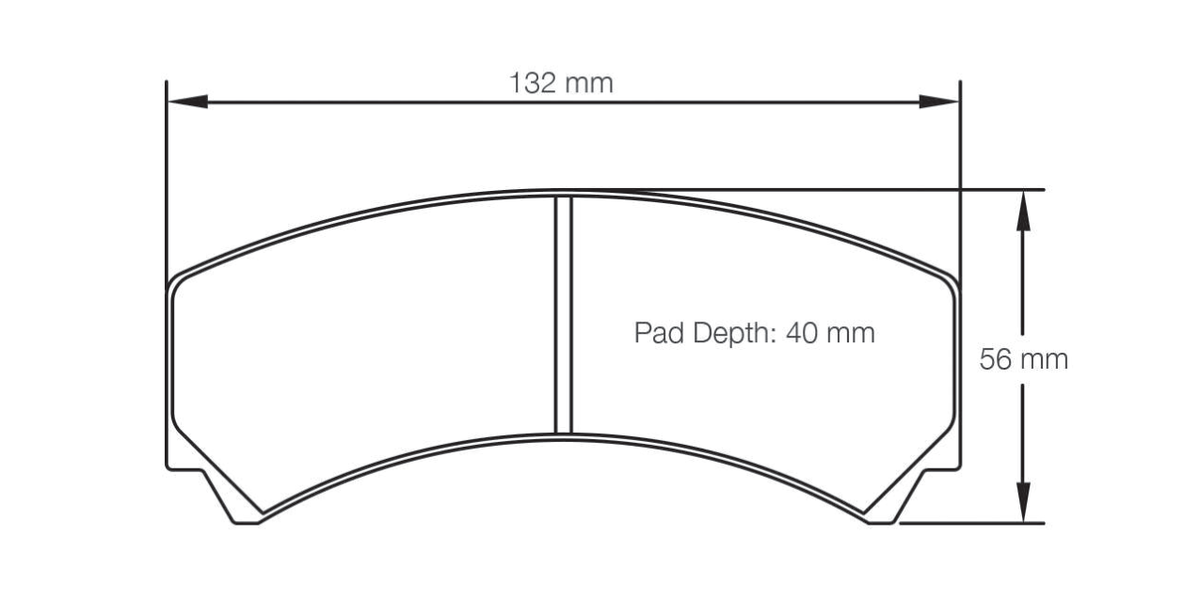 Pagid Racing Brake Pads 8237 - AP Racing CP3215 D40 Calipers