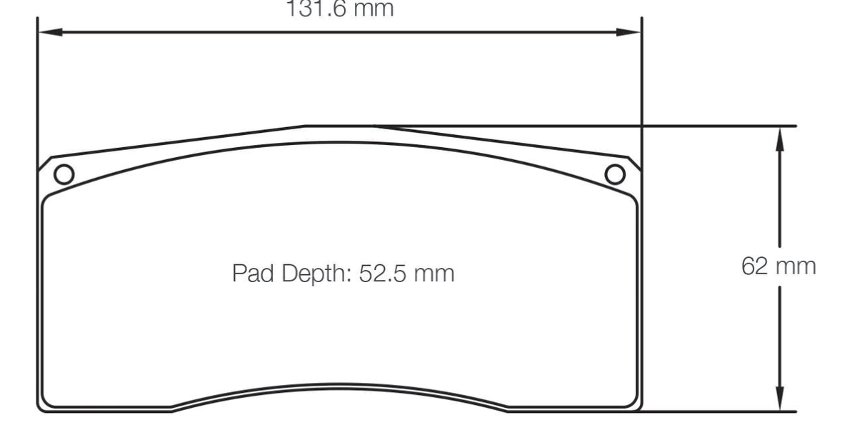 Pagid Racing Brake Pads 8287 - Porsche 992 GT3 Cup Rear (Race Car)