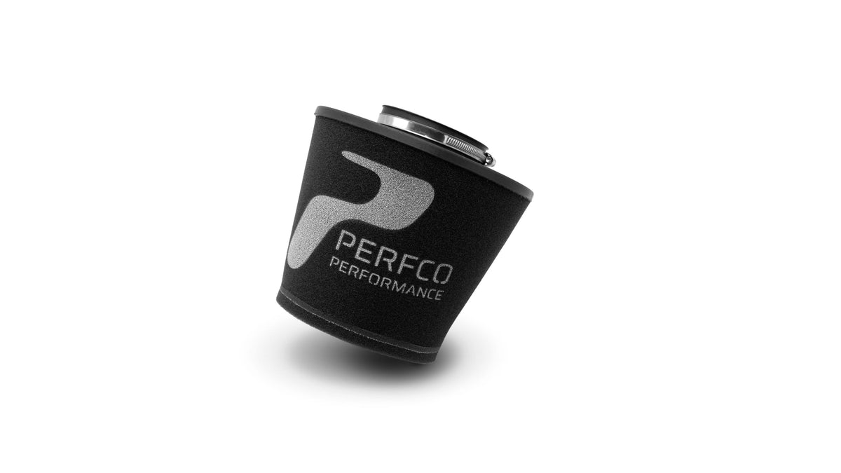 Perfco Performance rn series rubber neck cone air filter, 70mm neck, 200mm OD (view 2)