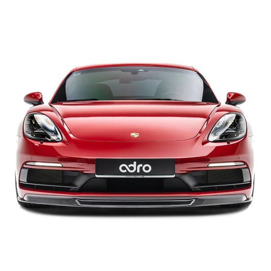Porsche 718 Pre - Preg Carbon Fibre Front Lip by ADRO - | Front Lips & Splitters | FD Racing
