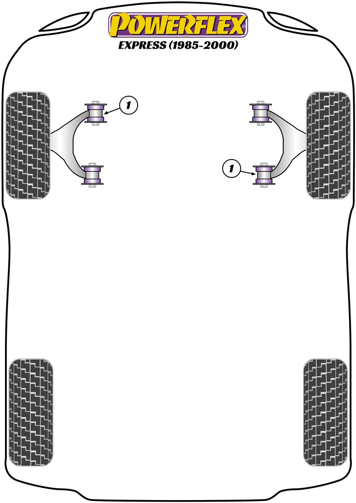 Powerflex diagram for the Express: this part is position 1