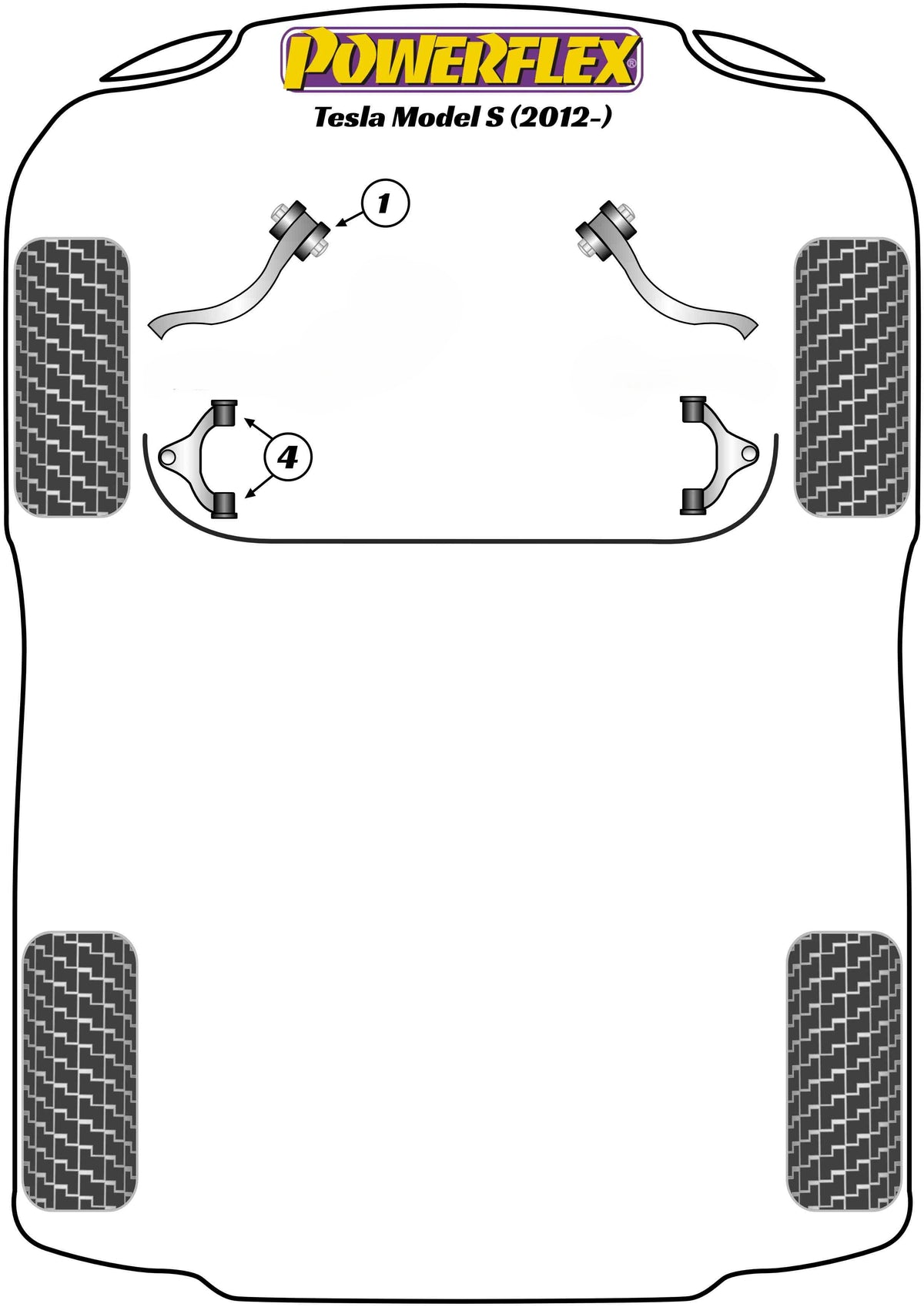 Powerflex diagram for the Model S: this part is position 4