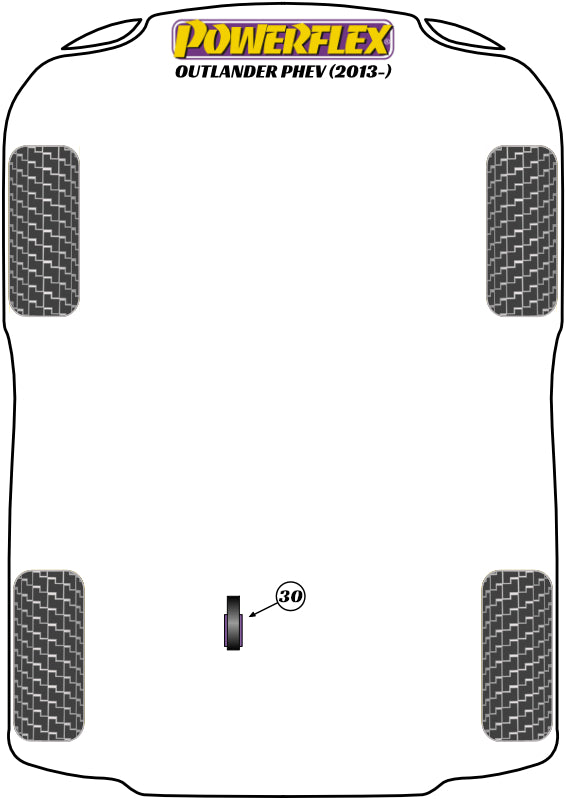 Powerflex diagram for the Outlander PHEV: this part is position 30