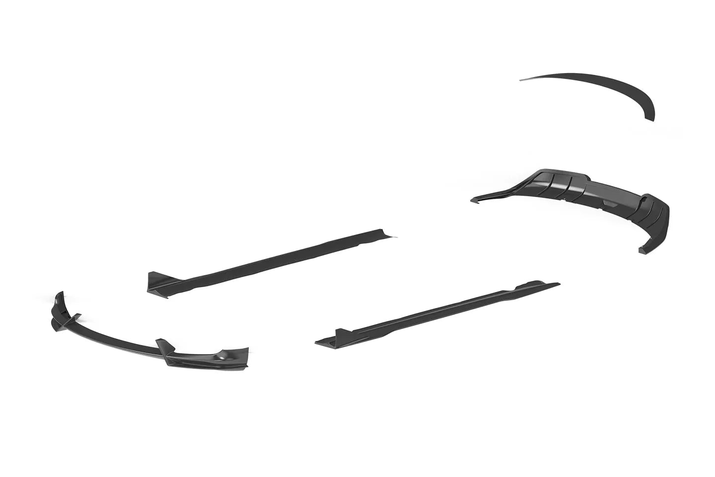 Adro Pre-Preg Carbon Fibre Front Splitter for Tesla | Tesla Model 3