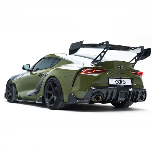 Toyota GR Supra Mk5 Pre - Preg Carbon Fibre AT - P1 Swan Neck AT - P1 Rear Wing by Adro (2019+) - | Rear Wings | FD Racing