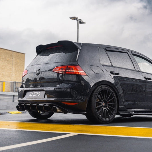 ZAERO Design EVO-1 Rear Diffuser Gloss Black VW | Volkswagen Golf GTI