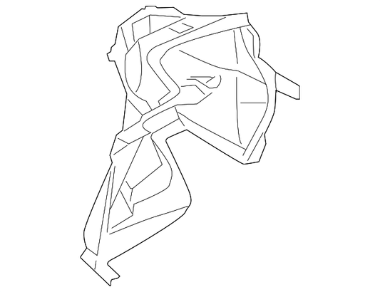 OEM Nissan FINISHER Rear Wheel House RH | PN - 84950-KB50A