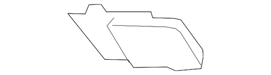 OEM Nissan Rear Bumper Side Molding | PN - 85087-6AV0A | GTR 2017-2022