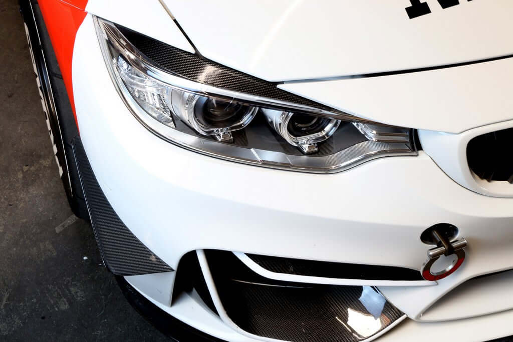 APR Carbon Fiber Front Bumper Canards - BMW F80/82 2014 - 2018