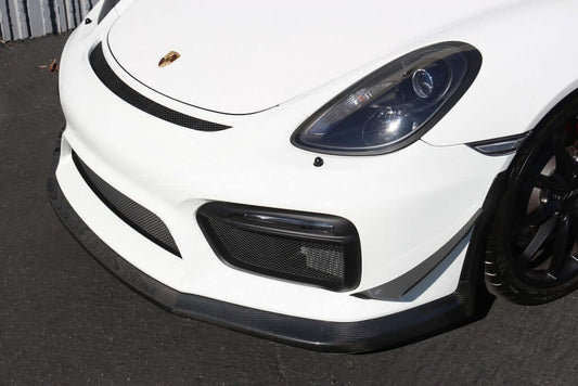 APR Carbon Fiber Front Bumper Canards - Porsche 981 Cayman GT4 2015 - 2016