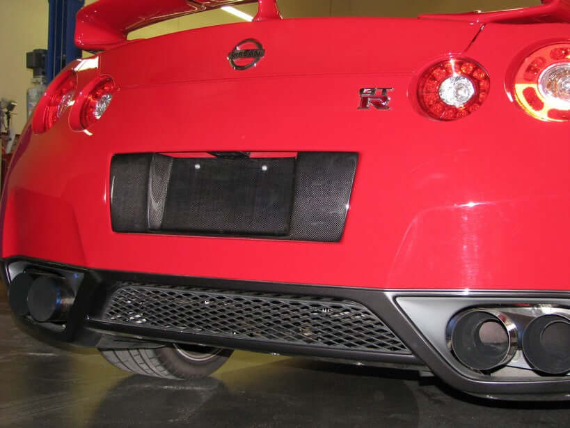 APR Carbon Fiber License Plate Frame /GTR R35 - Nissan GTR 2008 - 2011 FD Racing