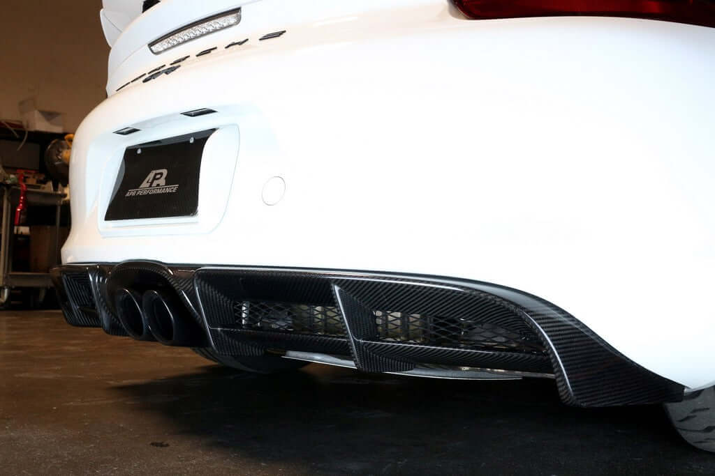 APR Carbon Fiber Rear Valance - Porsche Cayman GT4 2015 - 2016