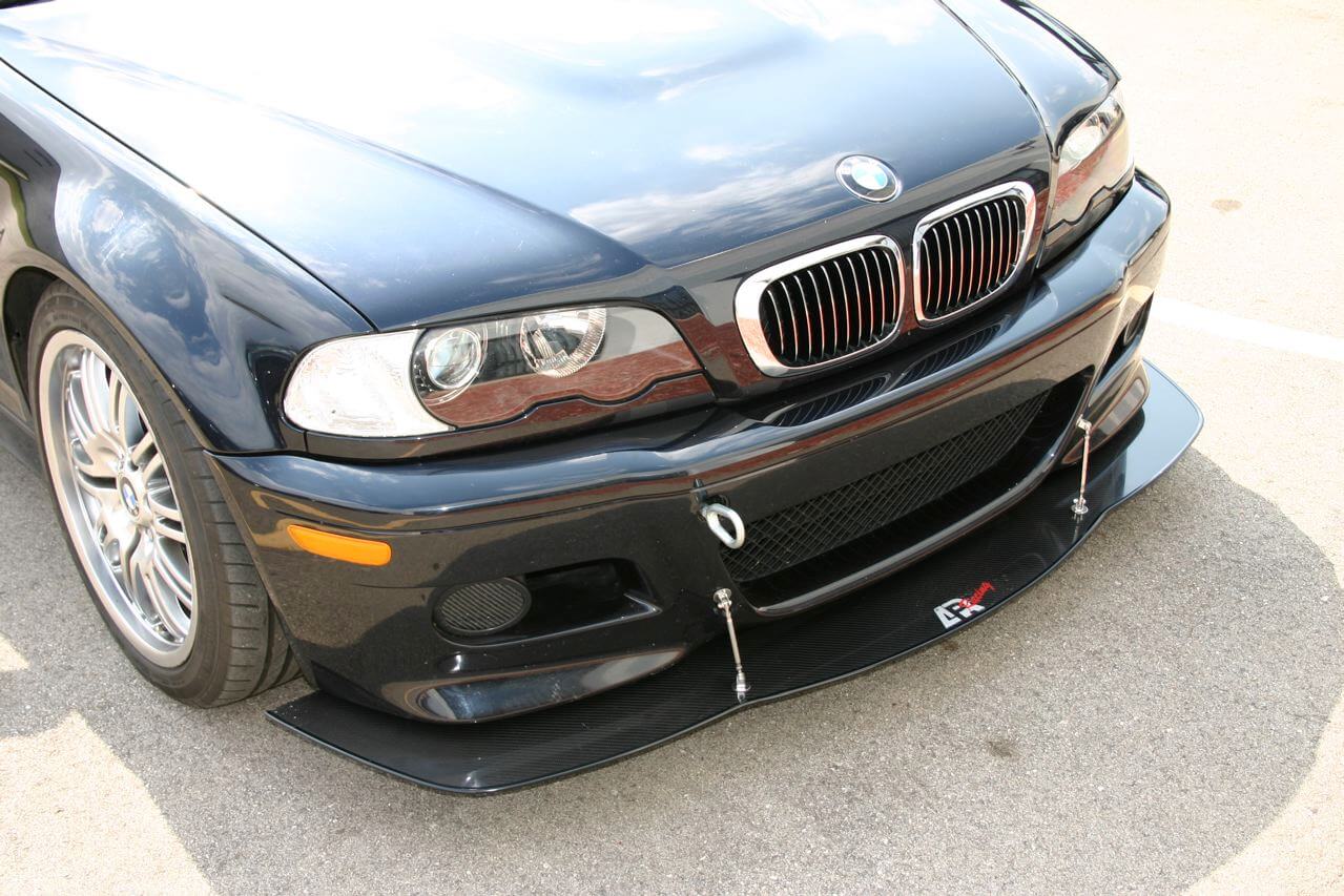APR Carbon Fiber Wind Splitter With Rods - BMW E46 M3 2001 - 2006