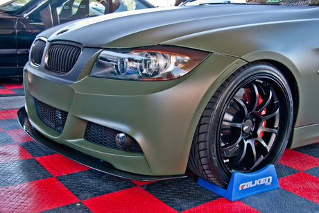 APR Carbon Fiber Wind Splitter With Rods - BMW E90 M Sport bumper 2005 - 2010