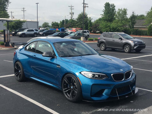APR Carbon Fiber Wind Splitter With Rods - BMW M2 2015 - 2018