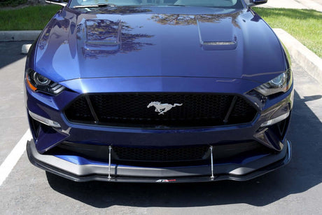 APR Carbon Fiber Wind Splitter With Rods - Ford Mustang W/ Performance Package 2018 - up