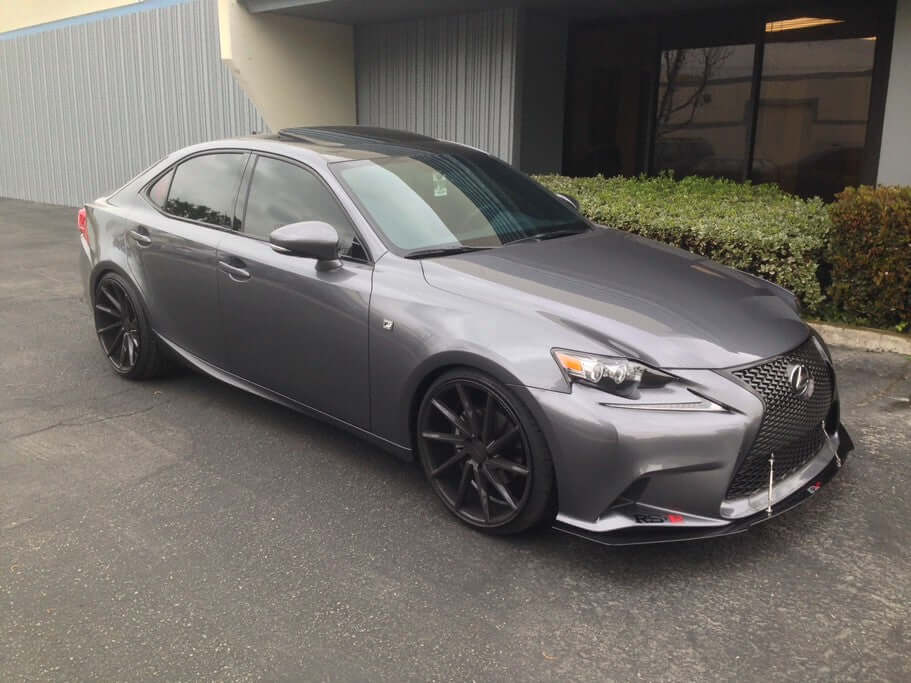 APR Carbon Fiber Wind Splitter With Rods - Lexus IS250/350 F Sport 2014 - 2015