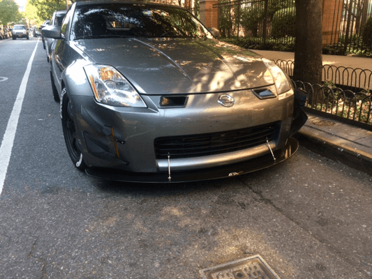 APR Carbon Fiber Wind Splitter With Rods - Nissan 350Z 2002 - 2008