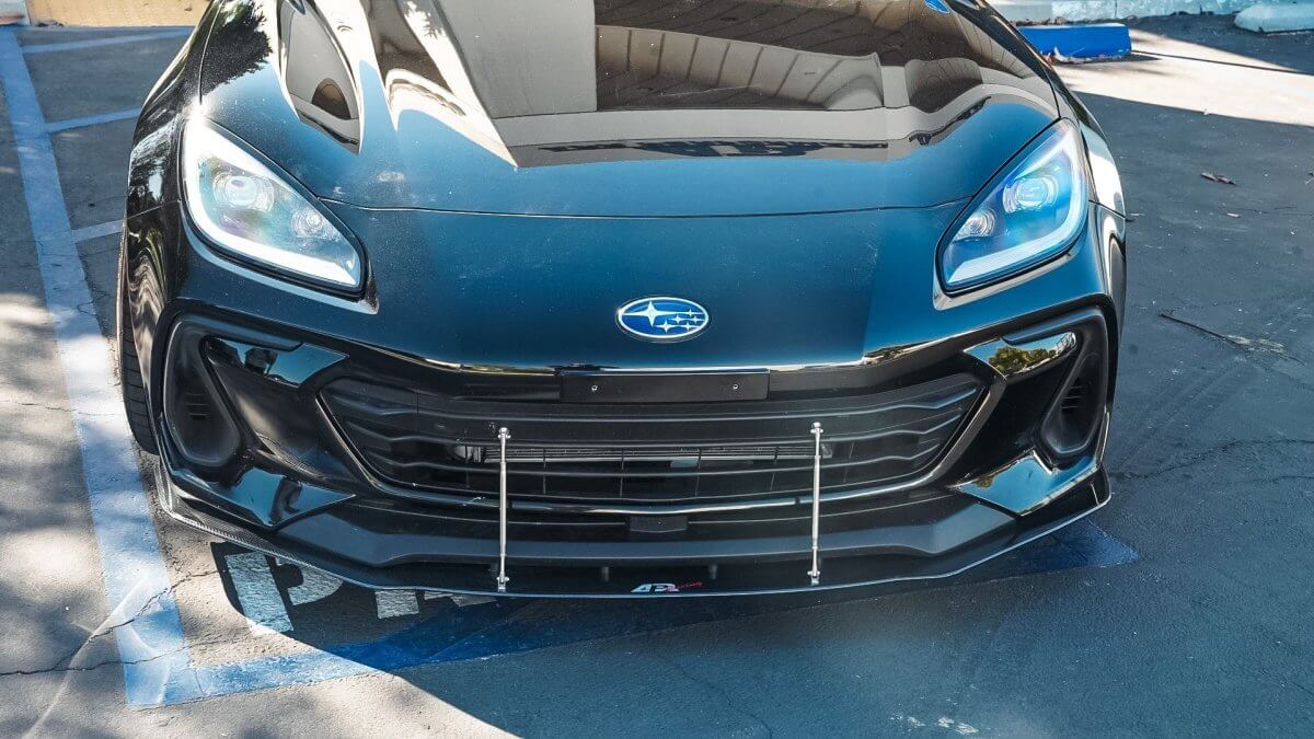 APR Carbon Fiber Wind Splitter With Rods - Subaru BRZ 2022 - UP