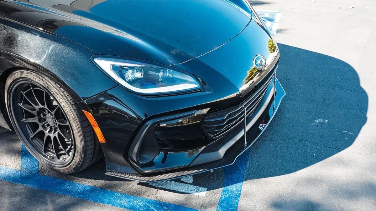 APR Carbon Fiber Wind Splitter With Rods - Subaru BRZ 2022 - UP