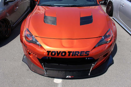 APR Carbon Fiber Wind Splitter With Rods - Subaru BRZ Rocket Bunny  Ver. II  2013 - 2016