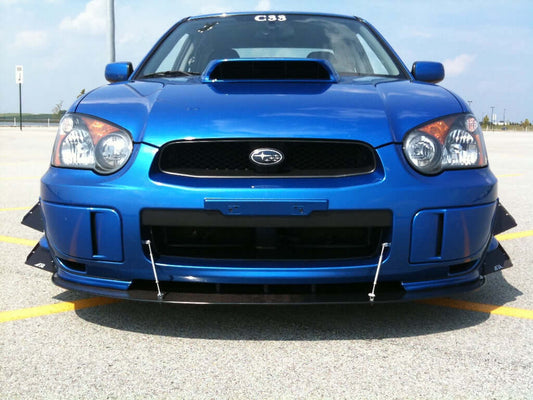 APR Carbon Fiber Wind Splitter With Rods - Subaru WRX/STI 2004 - 2005