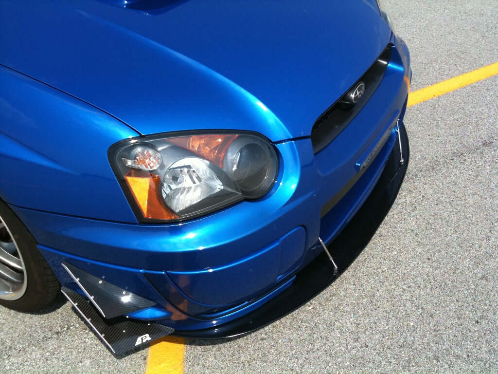 APR Carbon Fiber Wind Splitter With Rods - Subaru WRX/STI 2004 - 2005
