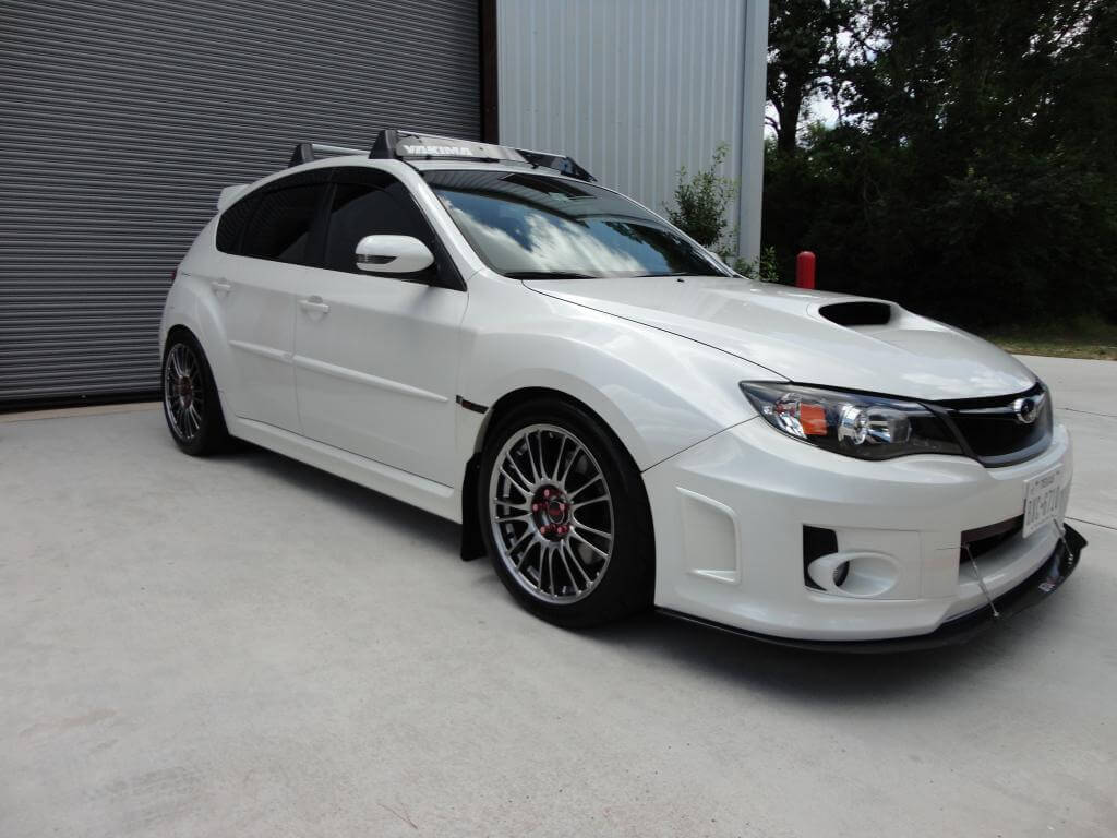 APR Carbon Fiber Wind Splitter With Rods - Subaru WRX/STI 2011 - 2014
