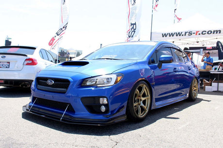 APR Carbon Fiber Wind Splitter With Rods - Subaru WRX/STI W/APR Airdam 2015 - 2017