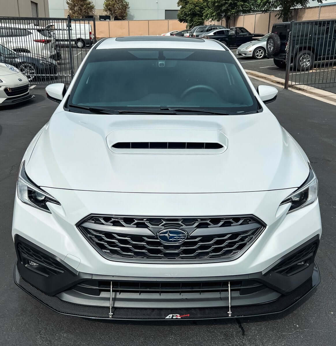APR Carbon Fiber Wind Splitter With Rods - Subaru WRX W/Factory Bumper 2022 - 2022