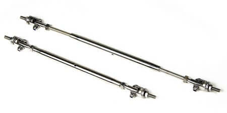 APR New 10mm Wind Splitter Support Rods (8.25" to 10.75") -  Universal