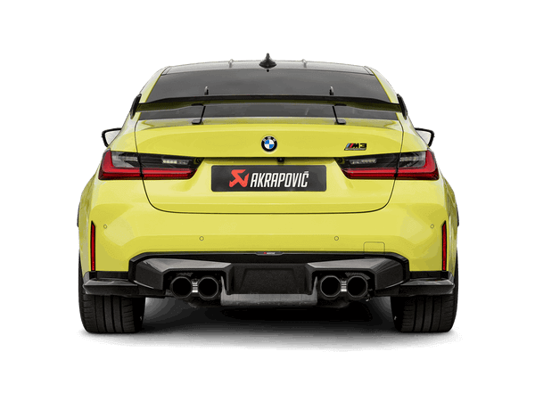 Akrapovic Carbon Fibre Adjustable Rear Wing for the BMW G80 M3 and M4 FD Racing